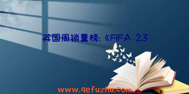 英国周销量榜:《FIFA